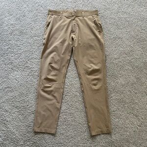 Men’s Fabletics The Don Trouser Slim Fit Khaki Sz 32